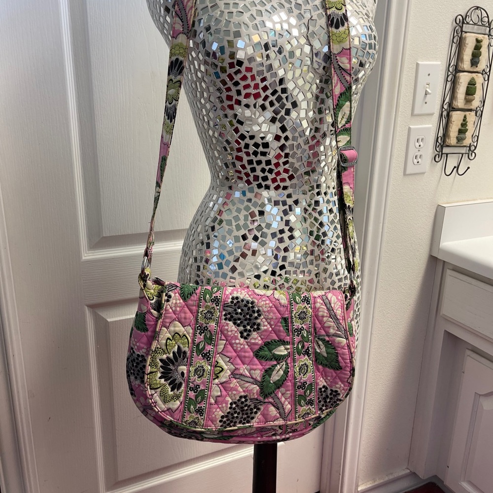 Pricella Pink Vera Bradley Bag And Wallet.